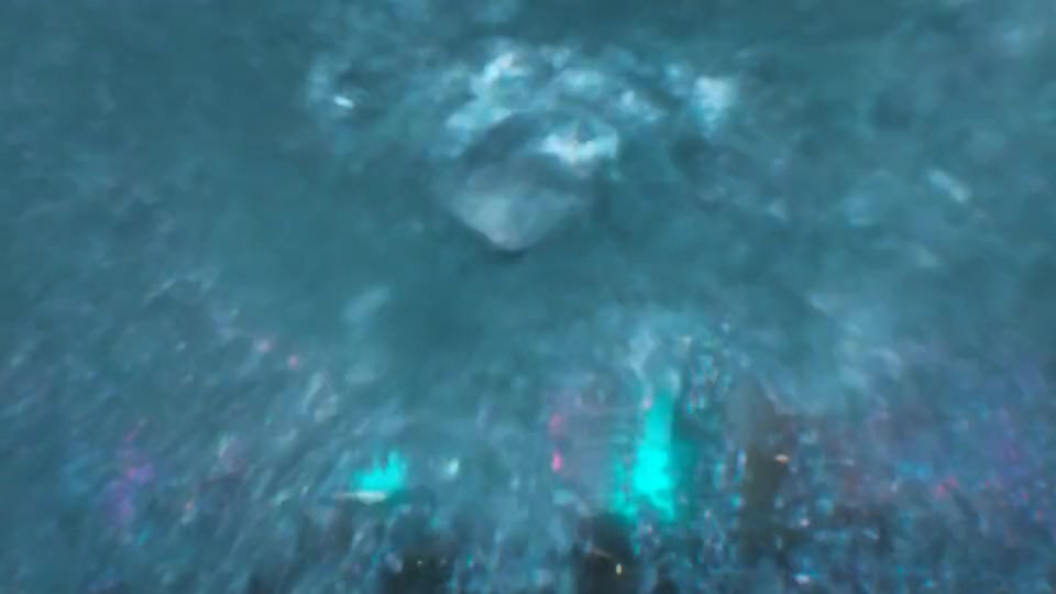 Luminous underwater world frame from Cinematic Dream Mode
