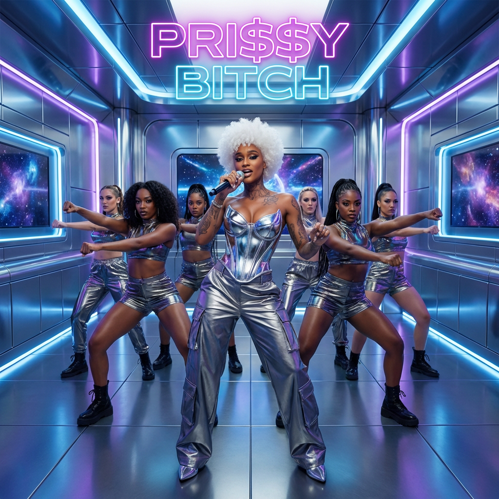 Pri$$y Vandro$$ campaign ad visual