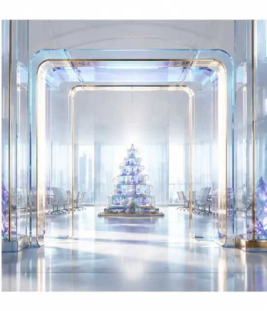 Premium presentation module prepared for a decisive room